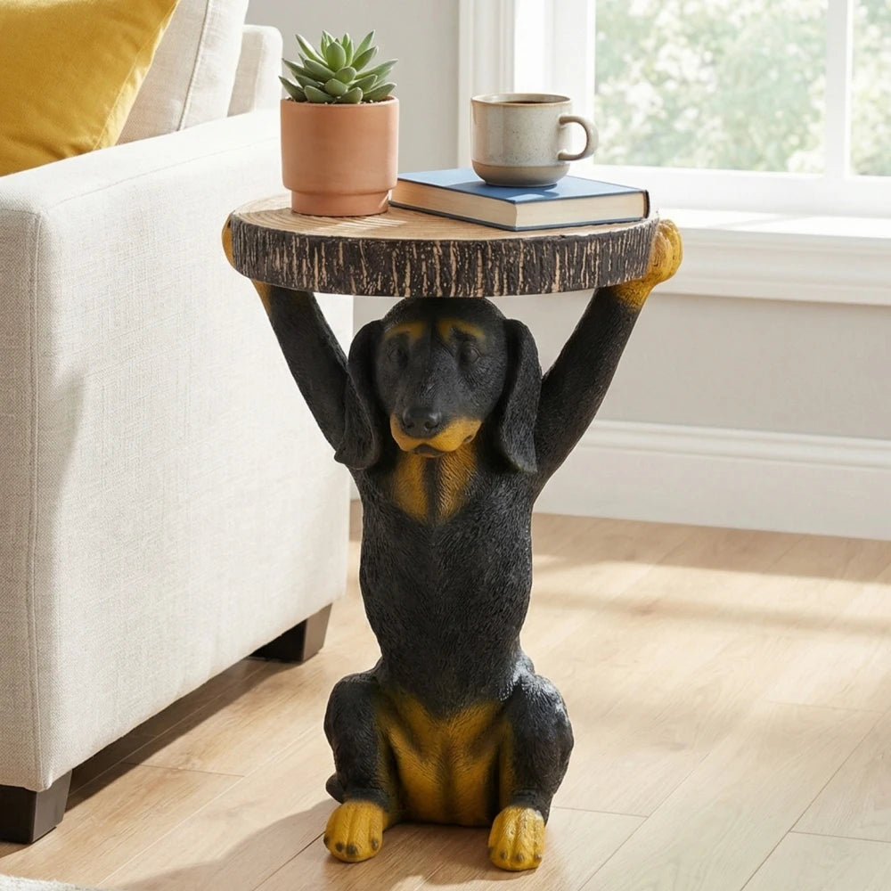 Black Dog Sculptural Side Table — product view 17